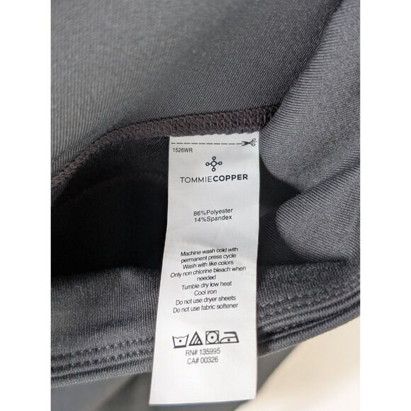 Tommie Copper Leggings Copper and Zinc Infused Black Women's Size Large - Picture 6 of 10